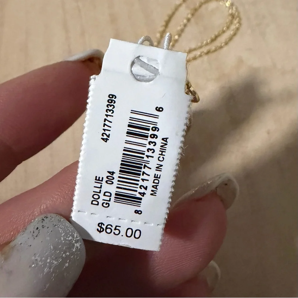 NWT Kendra Scott - Dollie Pendant Necklace - Gold Plated / Rhodium Filigree